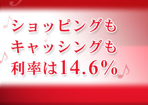 �V���b�s���O���L���b�V���O��������14.6%